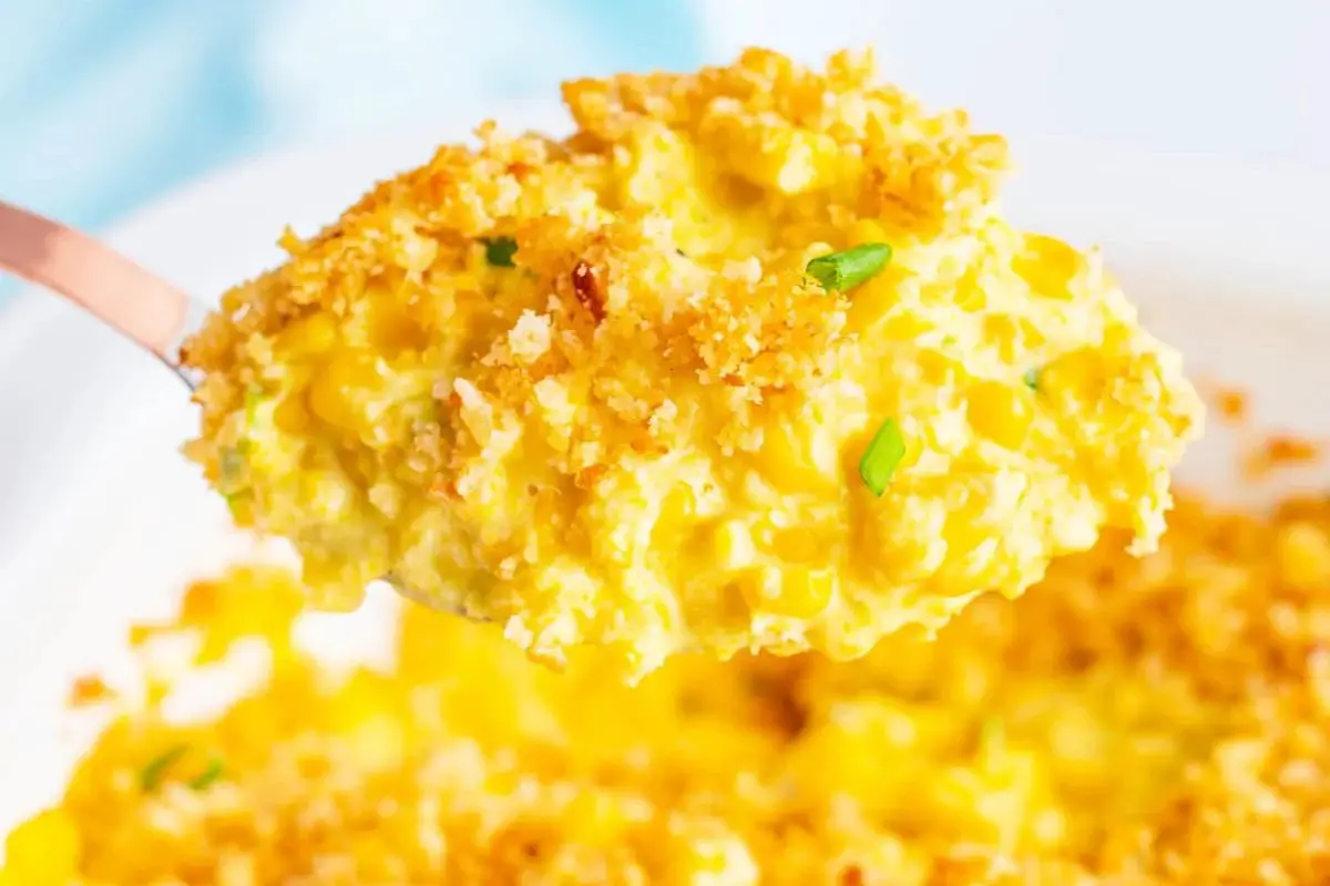 Scalloped Corn Casserole With Ritz Crackers