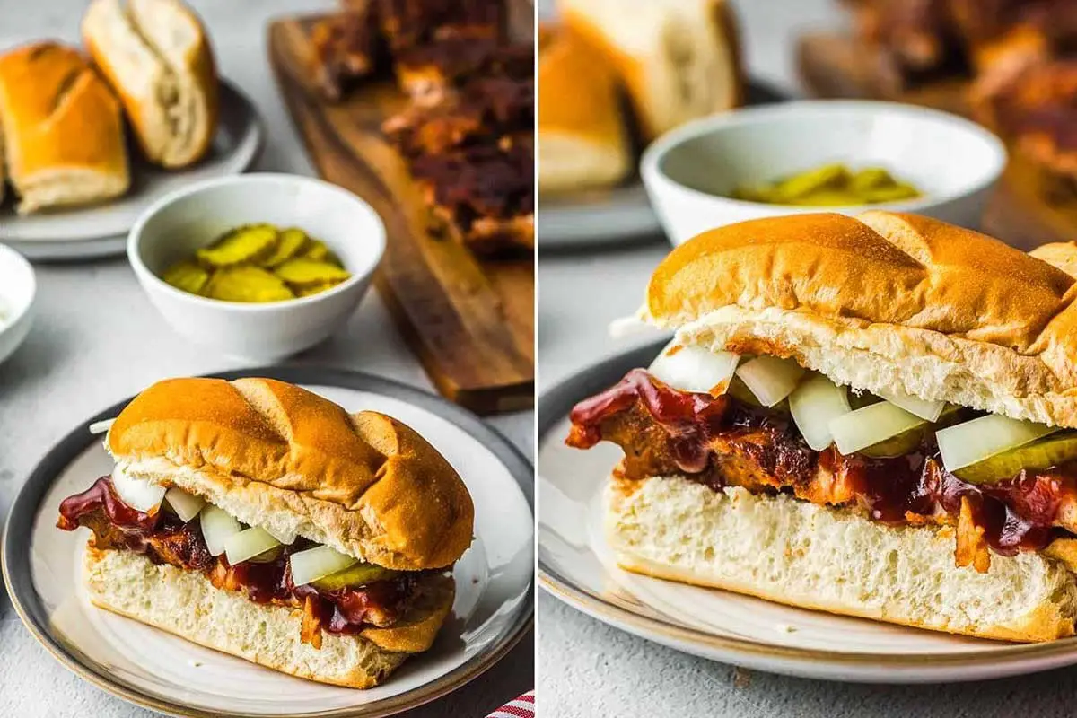 Copycat McRib Sandwich