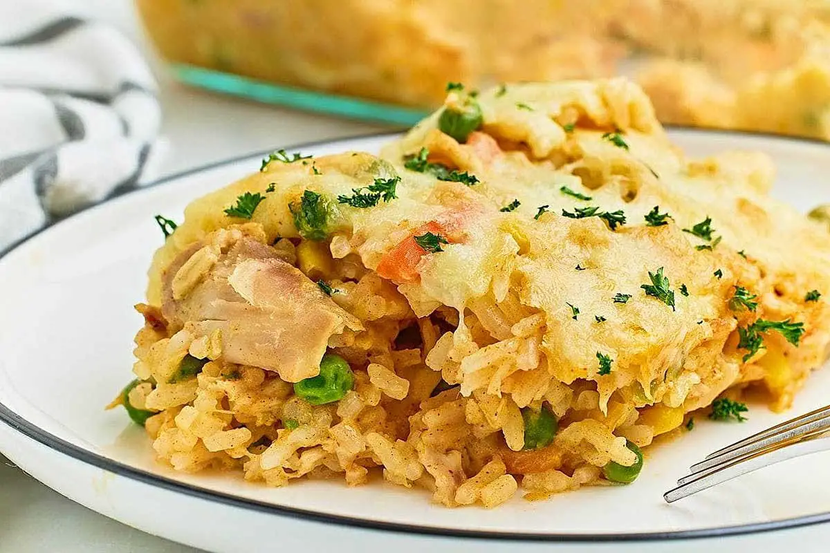 Old School Chicken And Rice Casserole