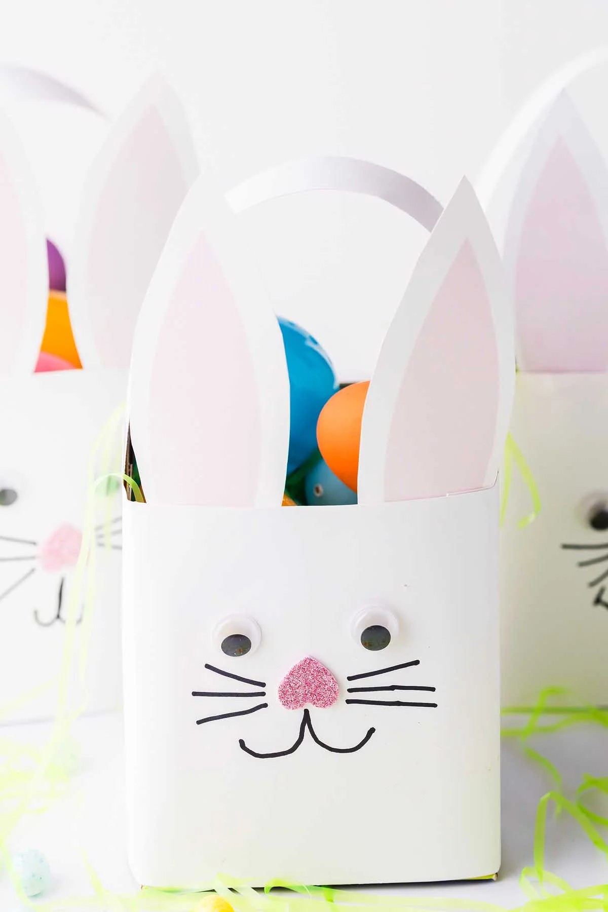 Bunny Tissue Box Easter Basket