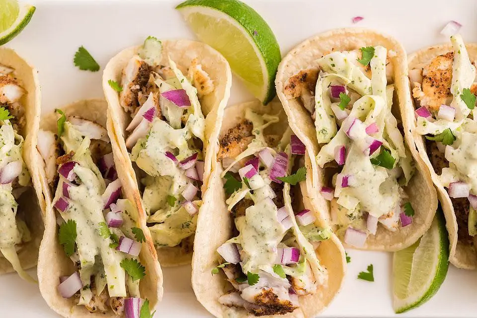 Smoker Grilled Fish Tacos