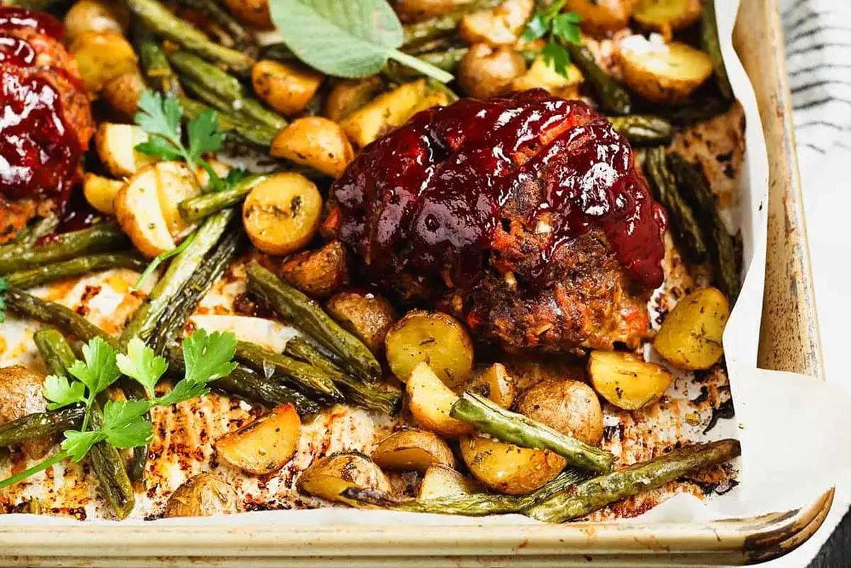 BBQ Meatloaf Dinner