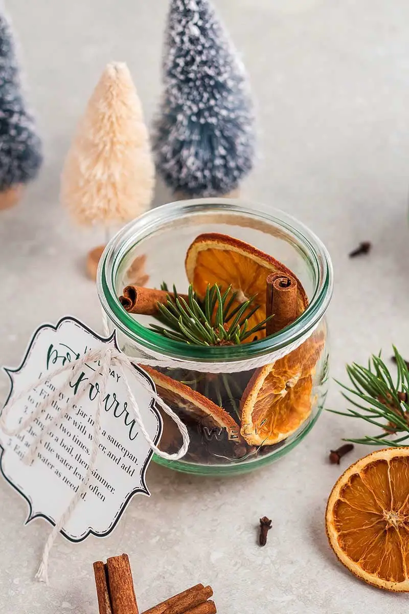 DIY Stovetop Potpourri Simmer Pot Gift Jar