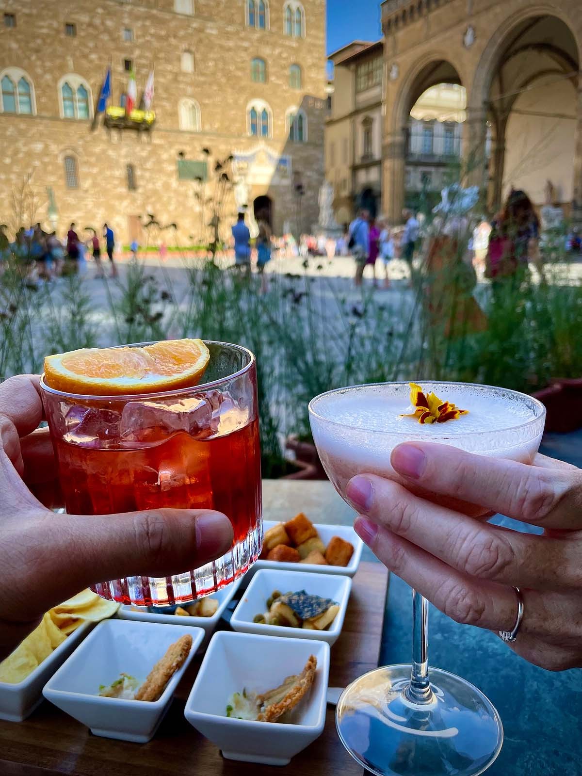 Have An Aperitivo in Piazza Santo Spirito