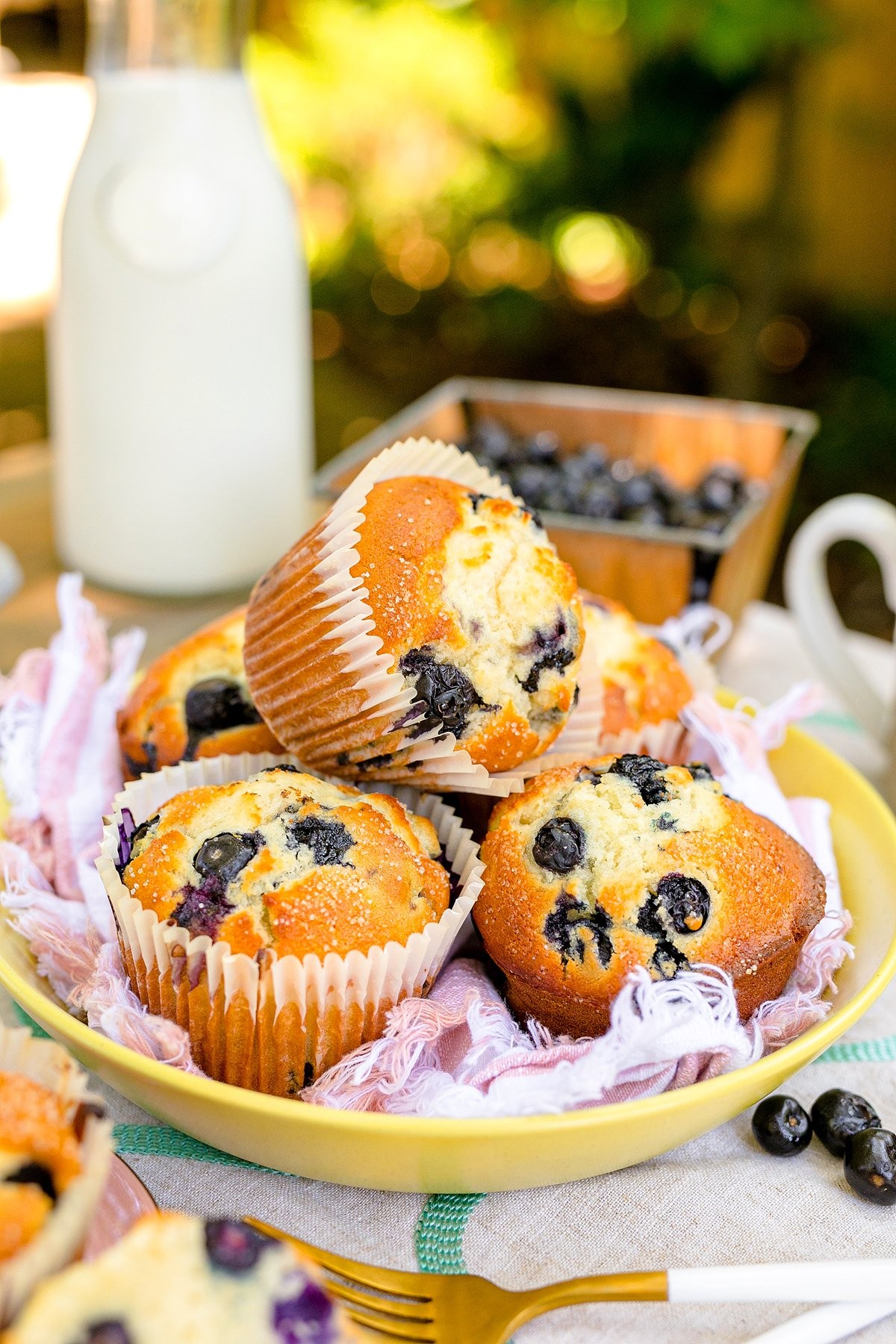 Jumbo Bakery Style Blueberry Muffins