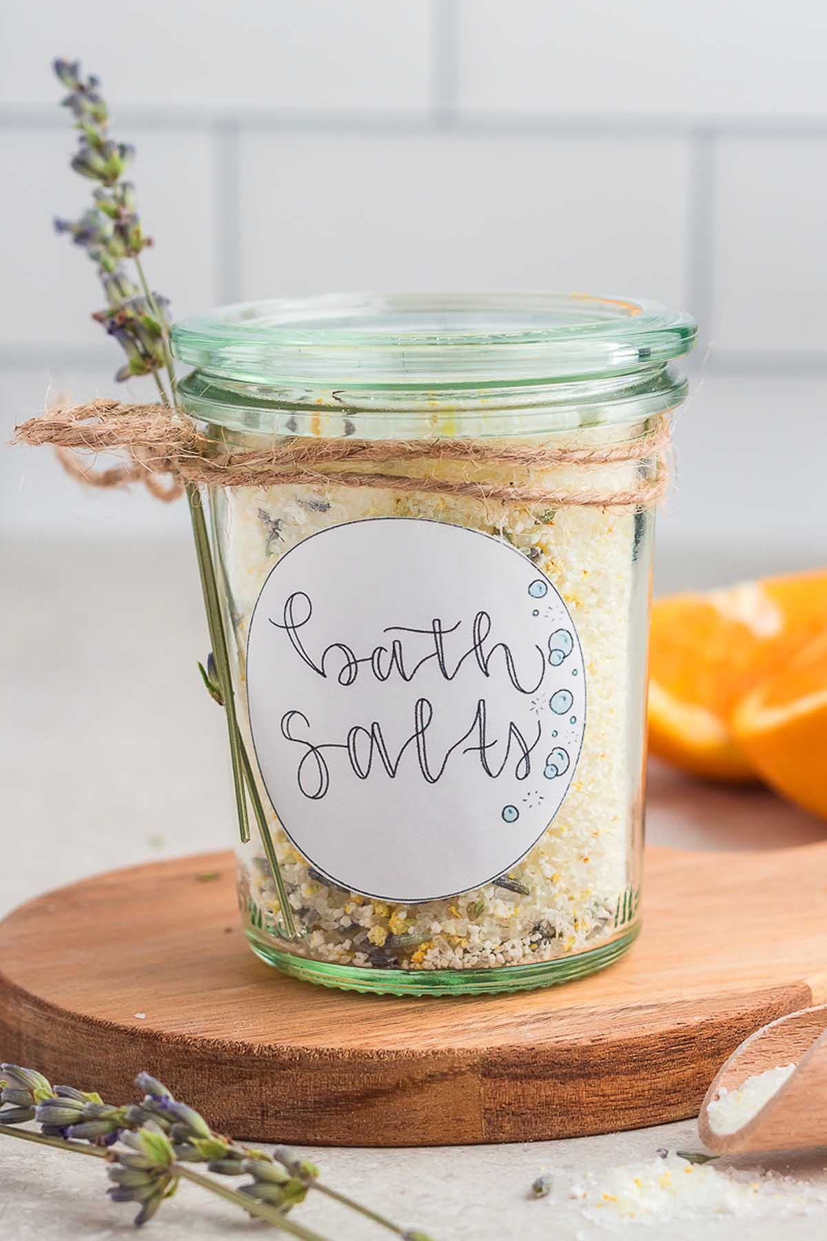 How to Use Homemade Bath Salts