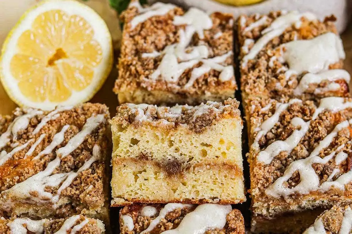 Lemon Curd Coffee Cake