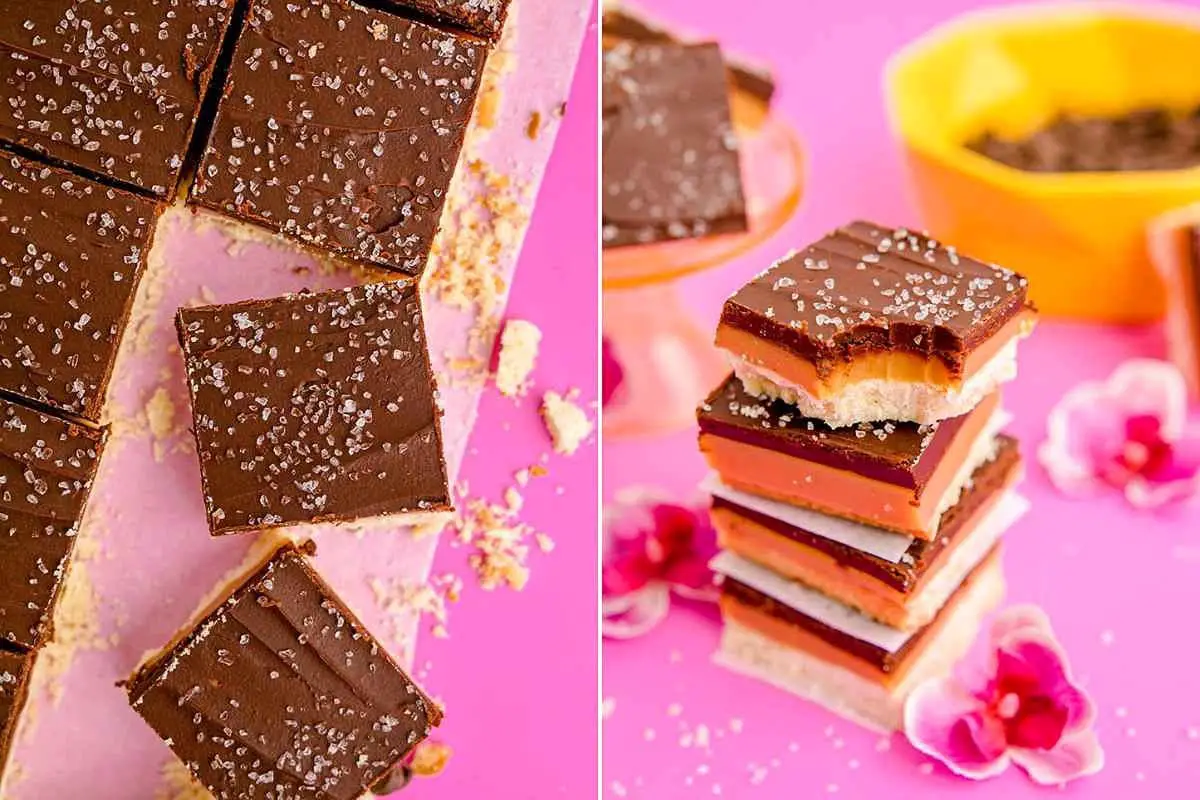 Easy Millionaire Shortbread Bars