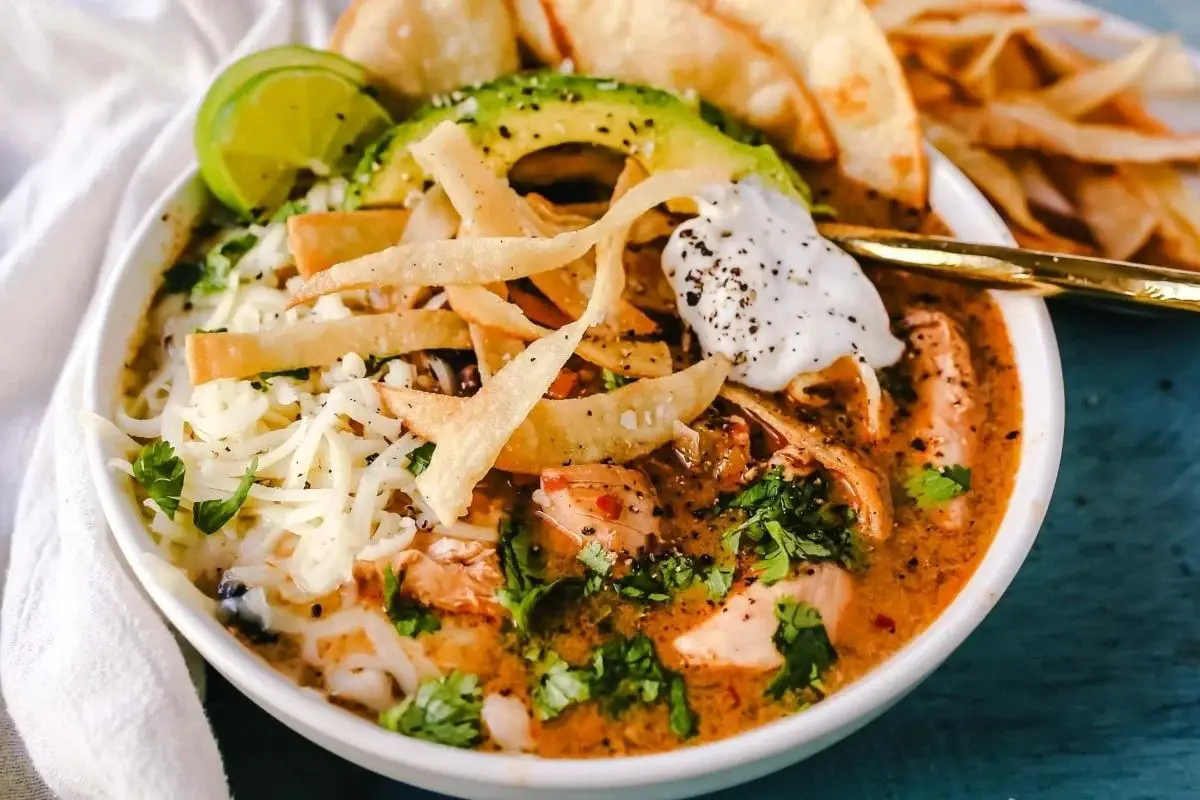 Creamy Chicken Tortilla Soup