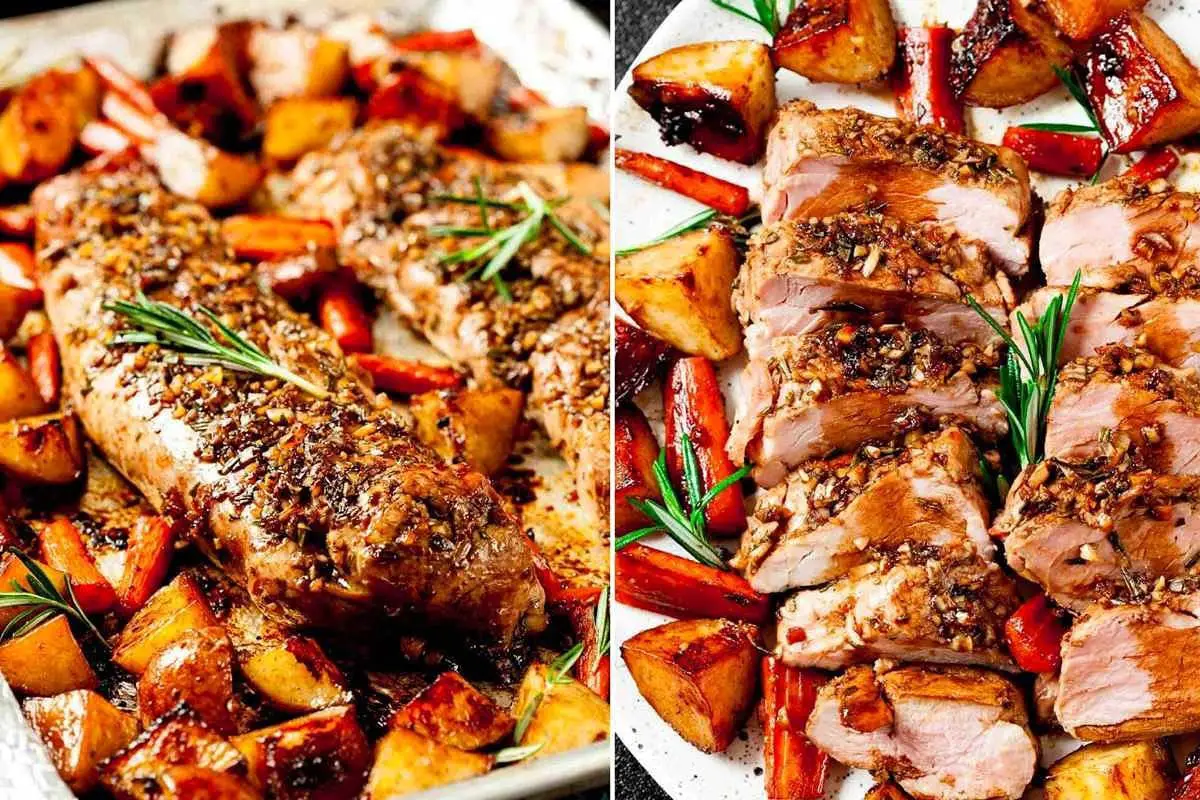 Sheet Pan Roast Pork Tenderloin with Potatoes