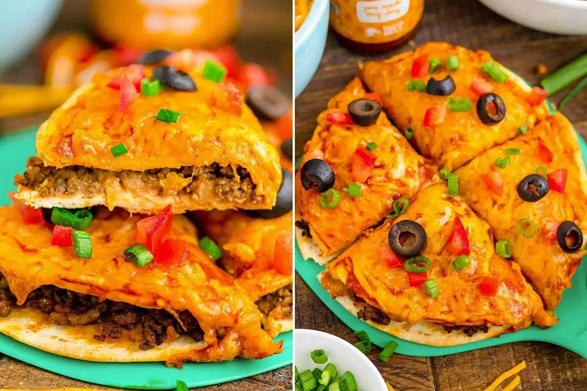 Air Fryer Taco Bell Mexican Pizza