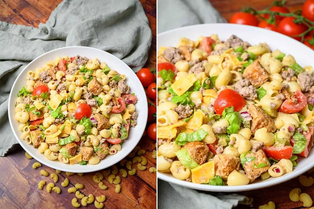 Big Mac Pasta Salad