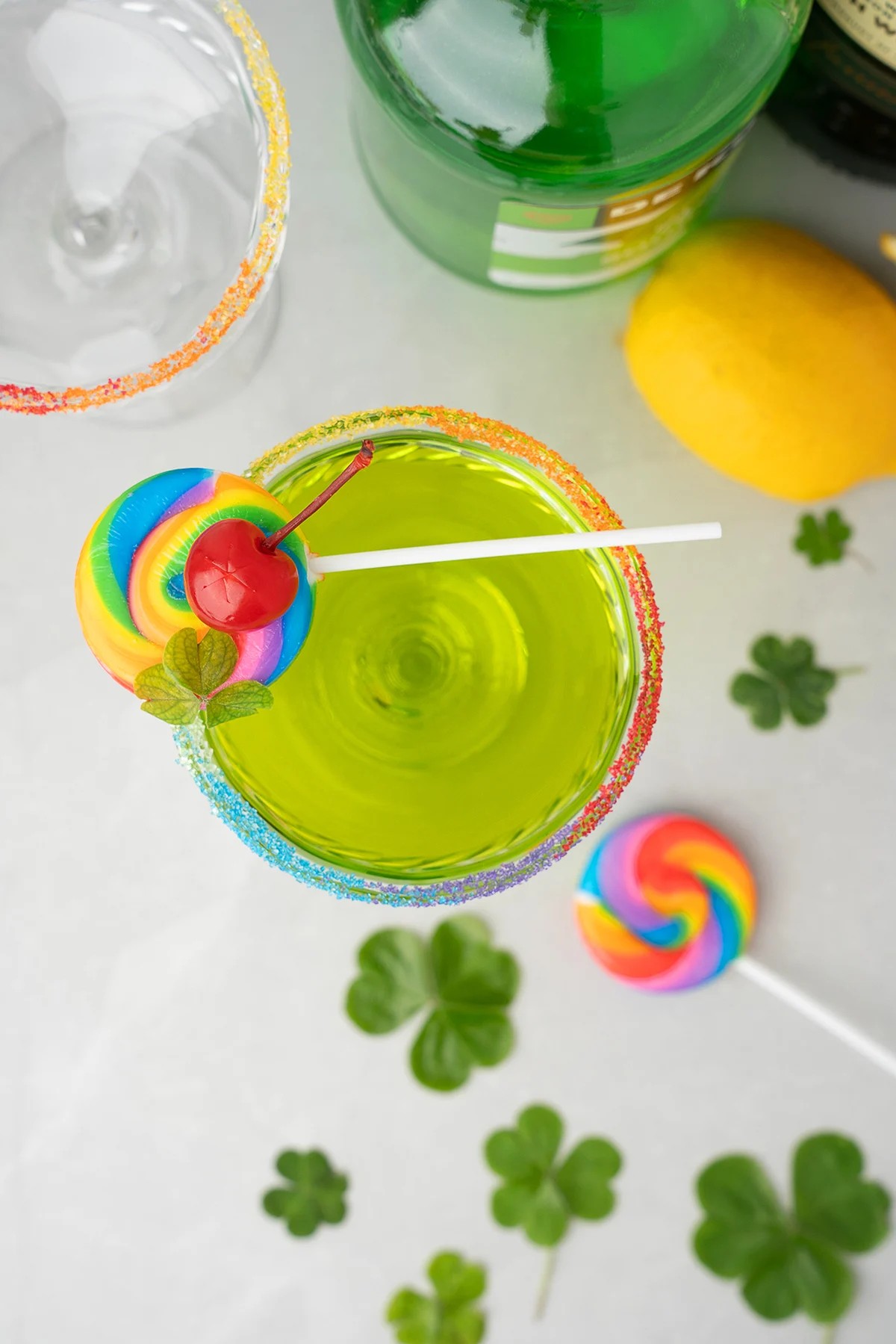 How to Make This Irish Whiskey Rainbow Cocktail