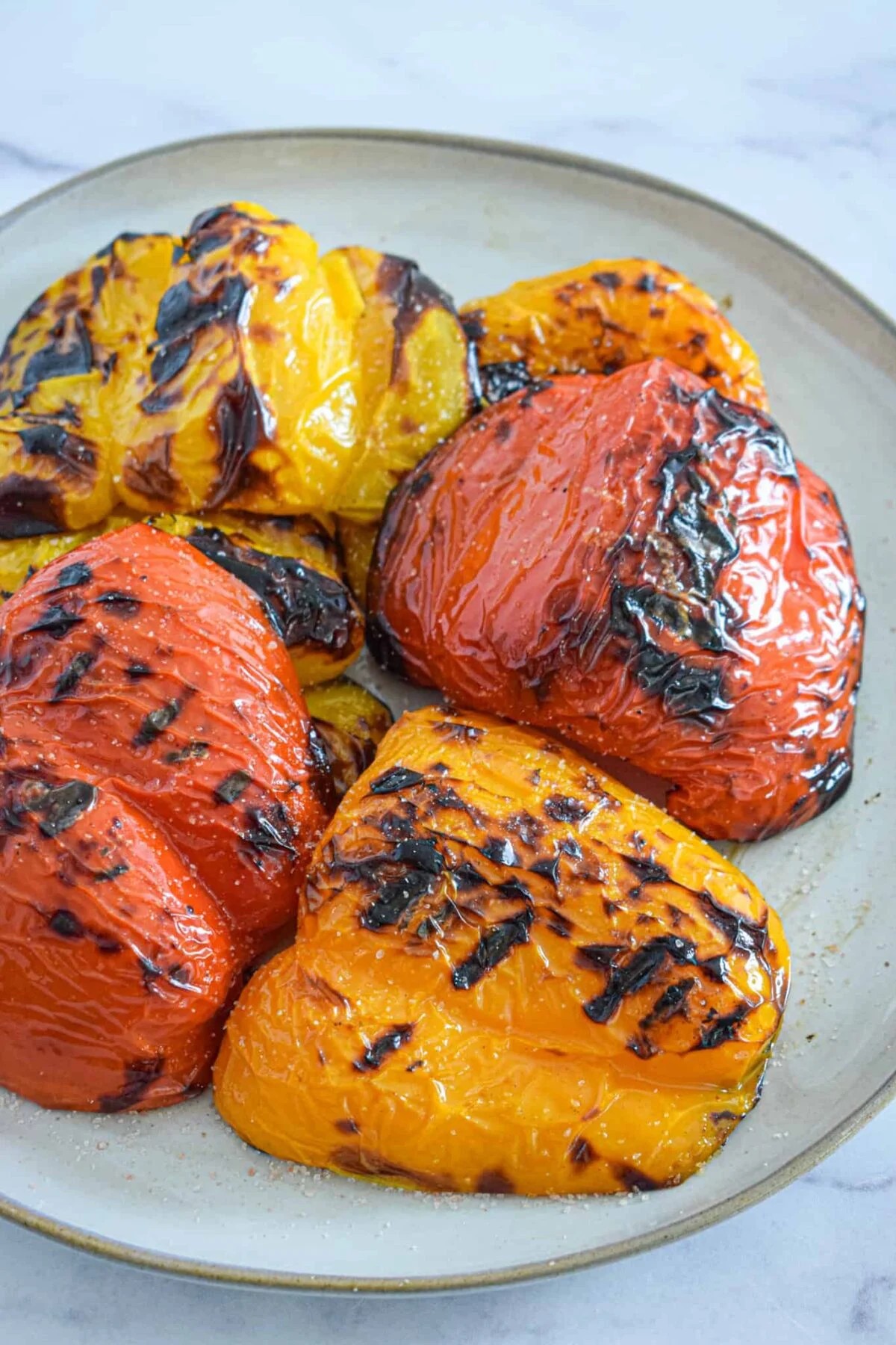 Easy Grilled Bell Peppers