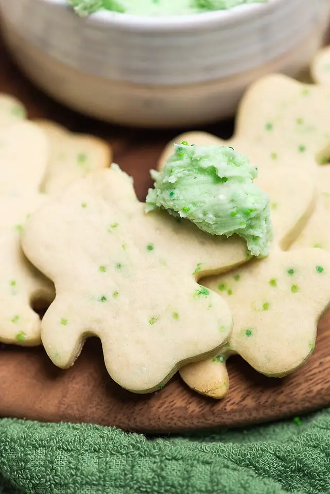 St. Patricks Cookies and Buttercream Dip