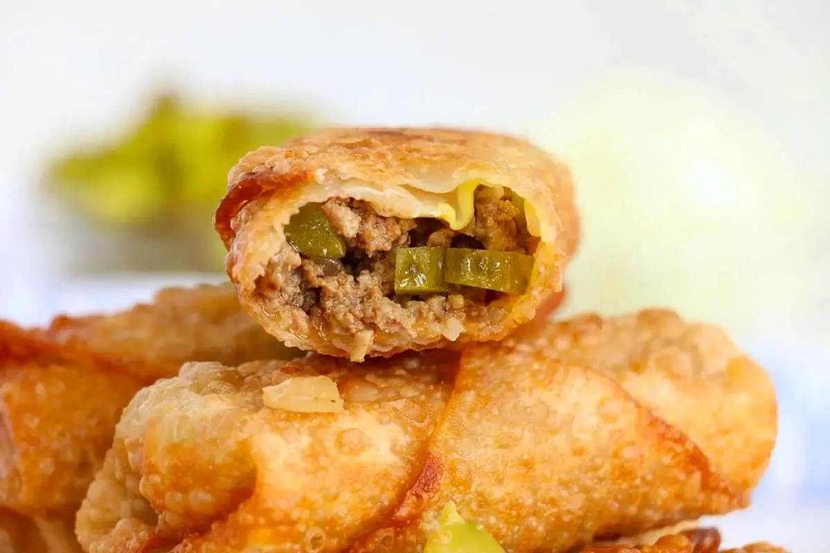 Big Mac Egg Rolls