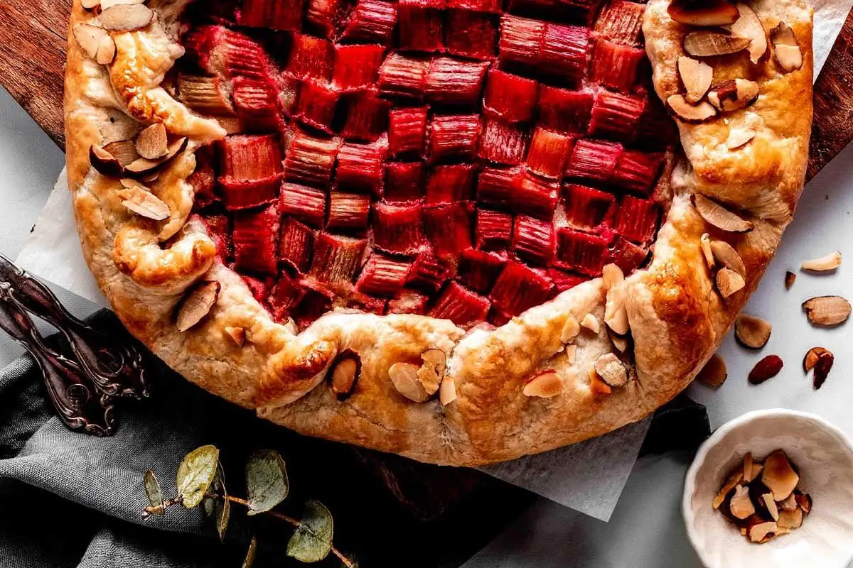 Easy Rhubarb Galette