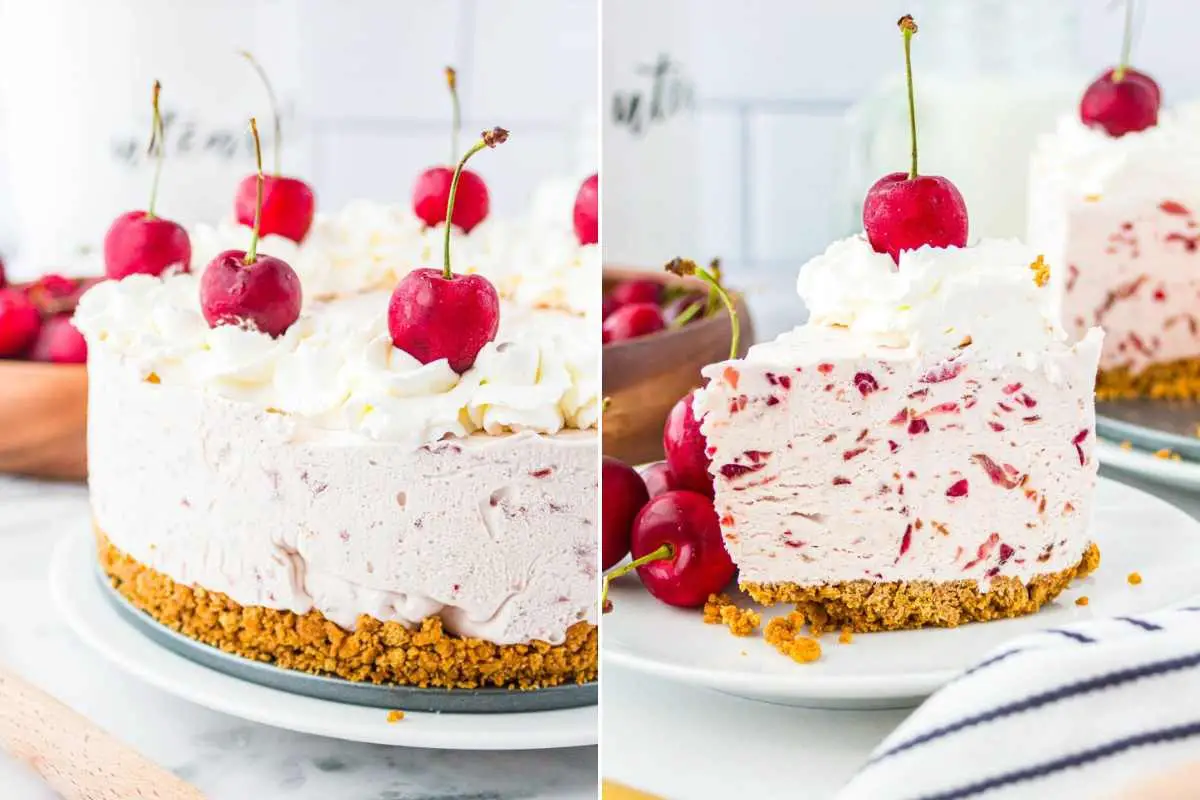 No Bake Cherry Cheesecake