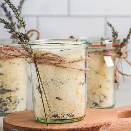 Lavender Orange Herbal Bath Salts Recipe