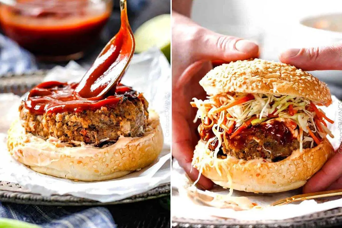 Asian Burger With Hoisin Ketchup