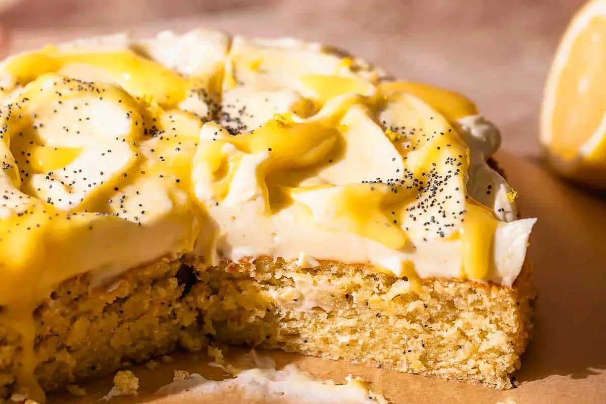 Roasted Roasted Lemon Poppy Seed Cake