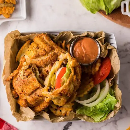 Easy Cheeseburger Pockets with French Fry Topping Recipe