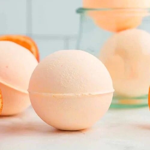 DIY Orange Bath Bombs