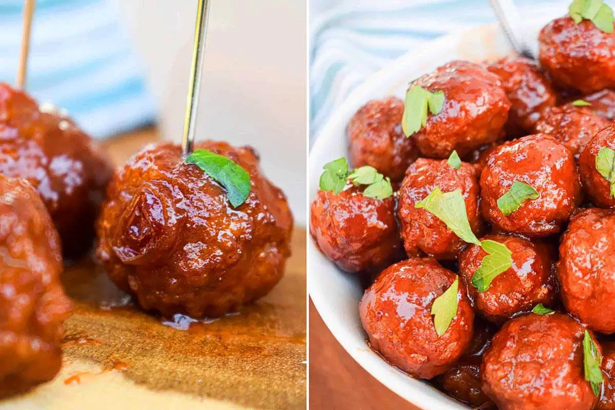 Cranberry Bourbon Meatballs