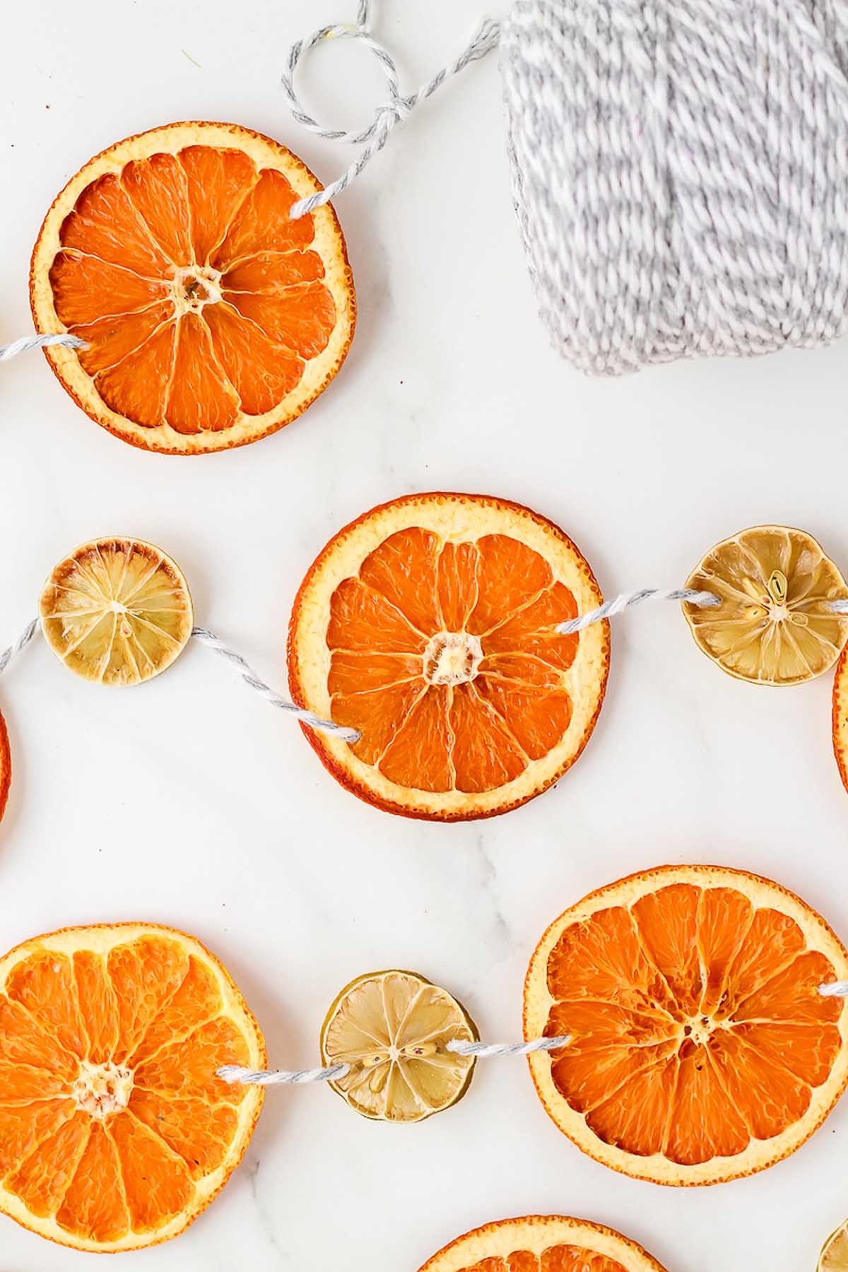 How to Display a Dried Orange Garland