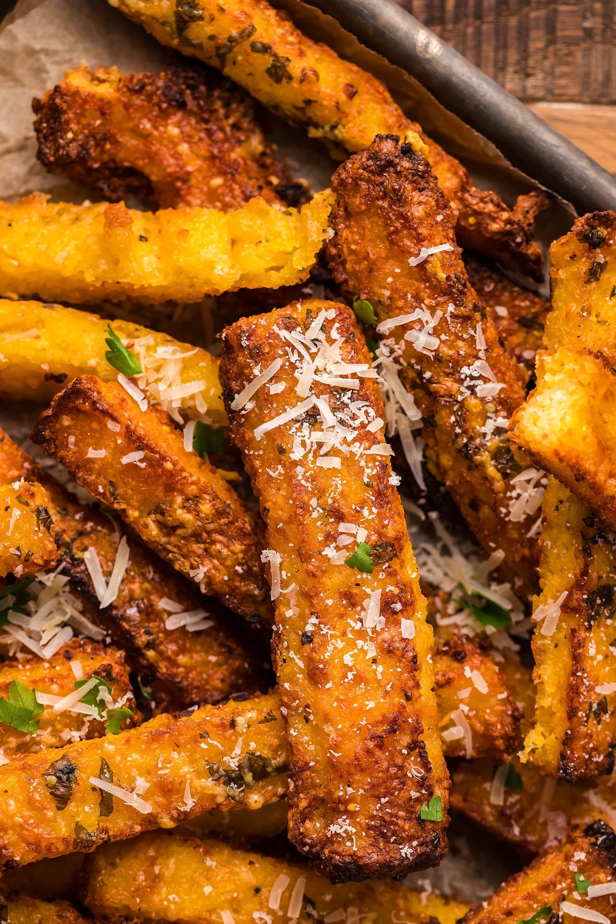 How to Make Crispy Baked Polenta Fries