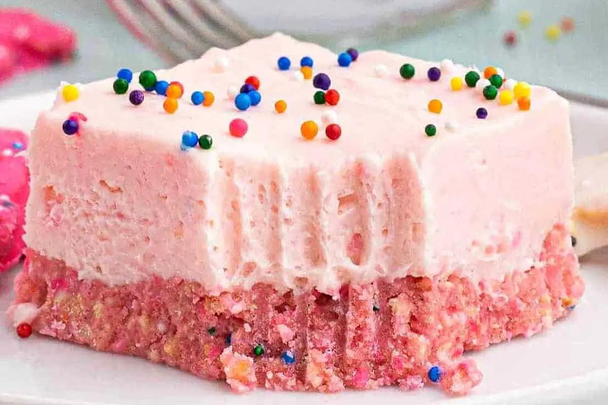 Frosted Circus Animal Cheesecake