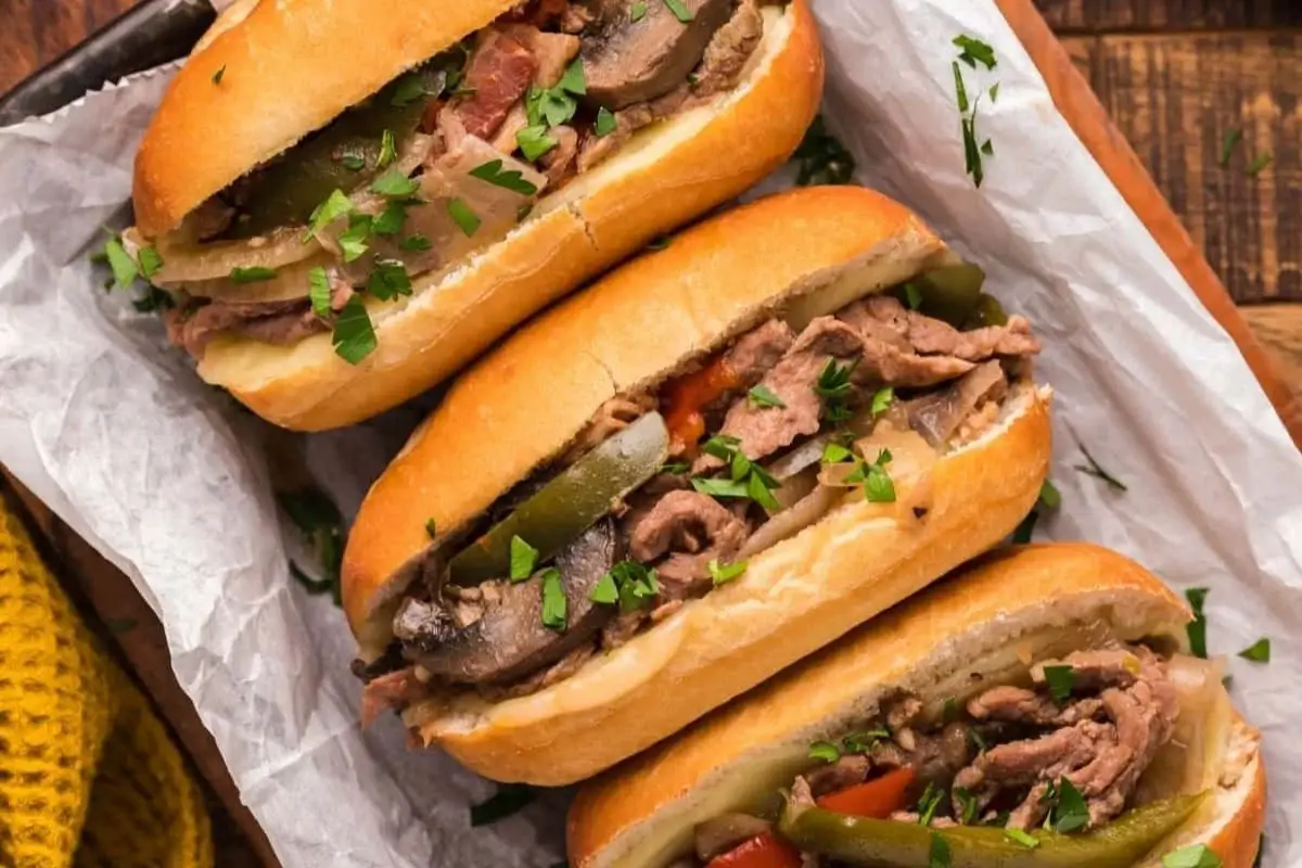 Philly Cheesesteak Sandwiches