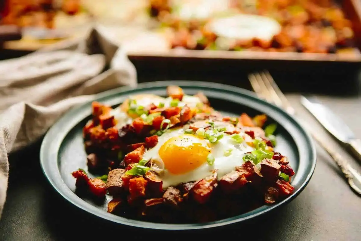 Sheet Pan Sweet Potato Hash