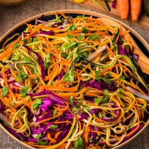 Asian Zoodle Salad Recipe