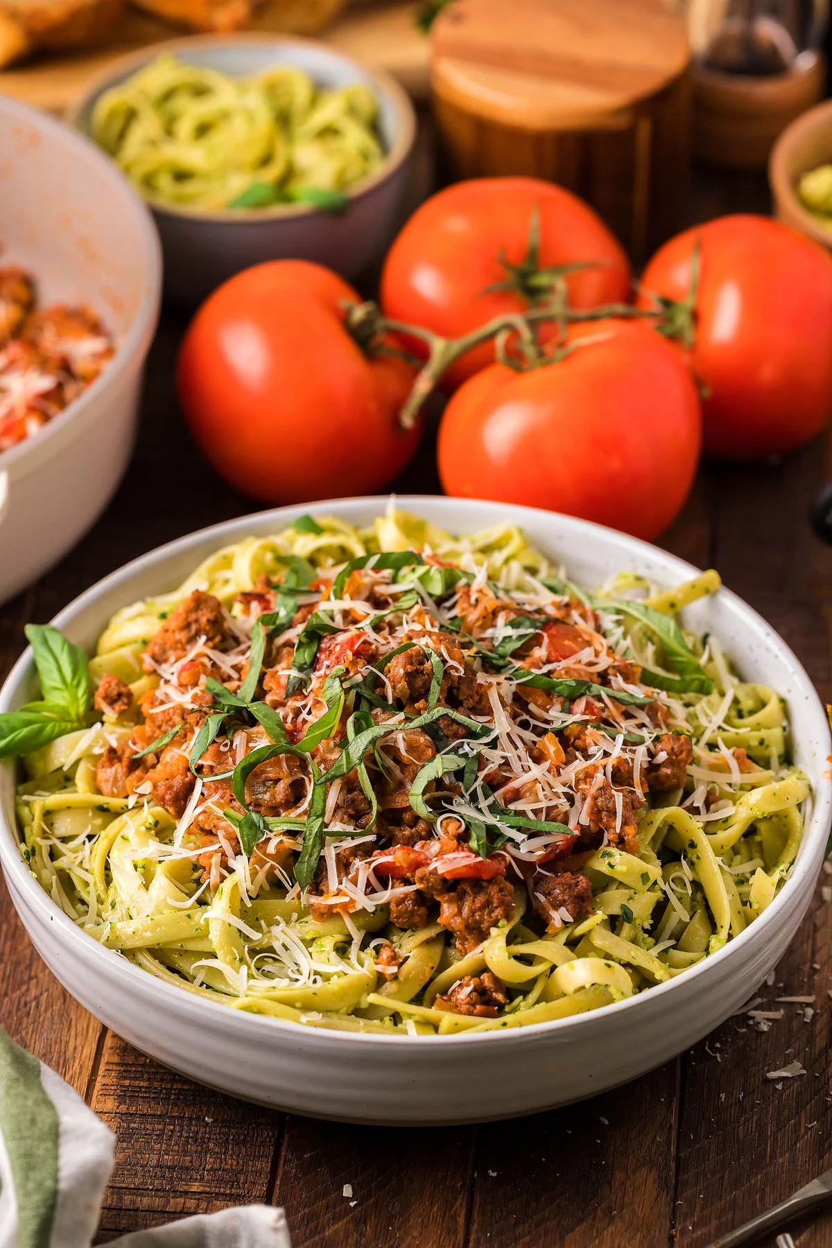 Pesto Fettuccini with Bolognese Sauce FAQs