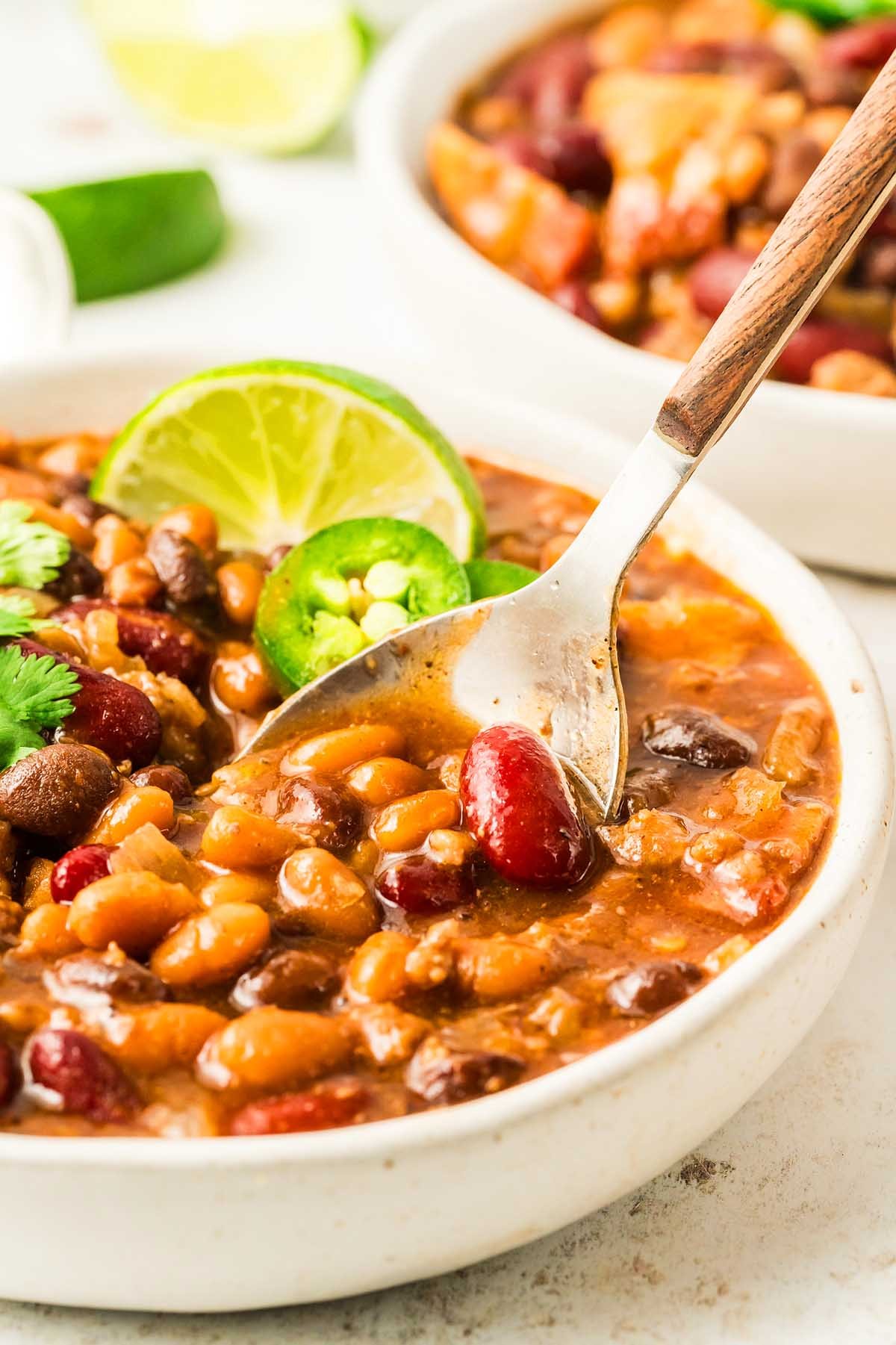 Slow Cooker Cowboy Beans