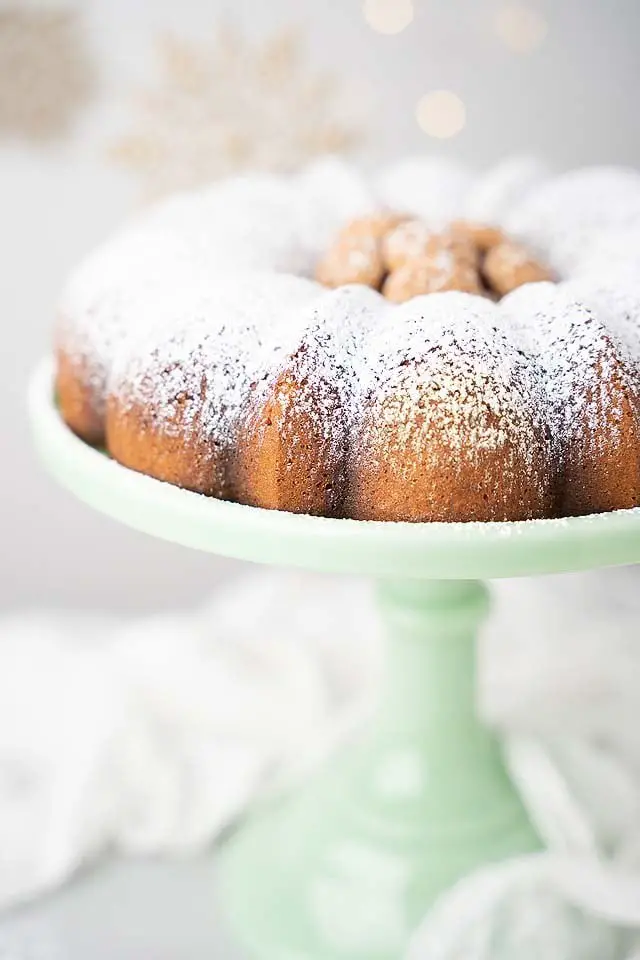 Italian Lemon Ricotta Amaretti Budino Cake