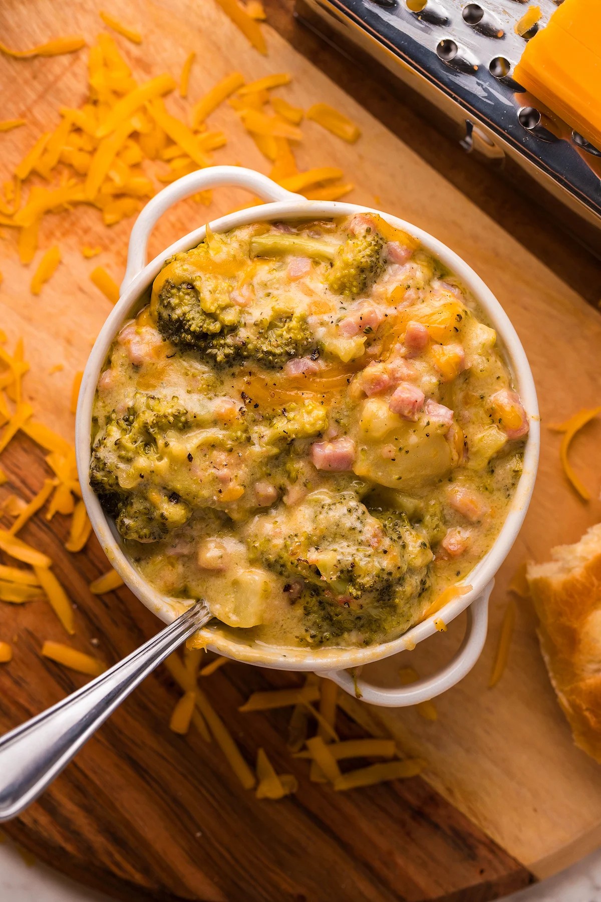 Cheesy Ham and Broccoli Chowder Variations