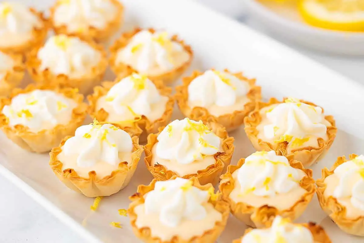 Mini Lemon Tarts With Phyllo Cups