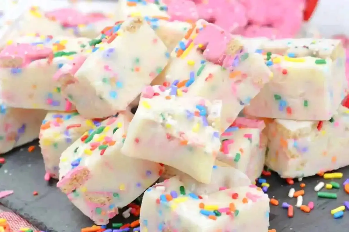 Circus Animal Cookie Fudge