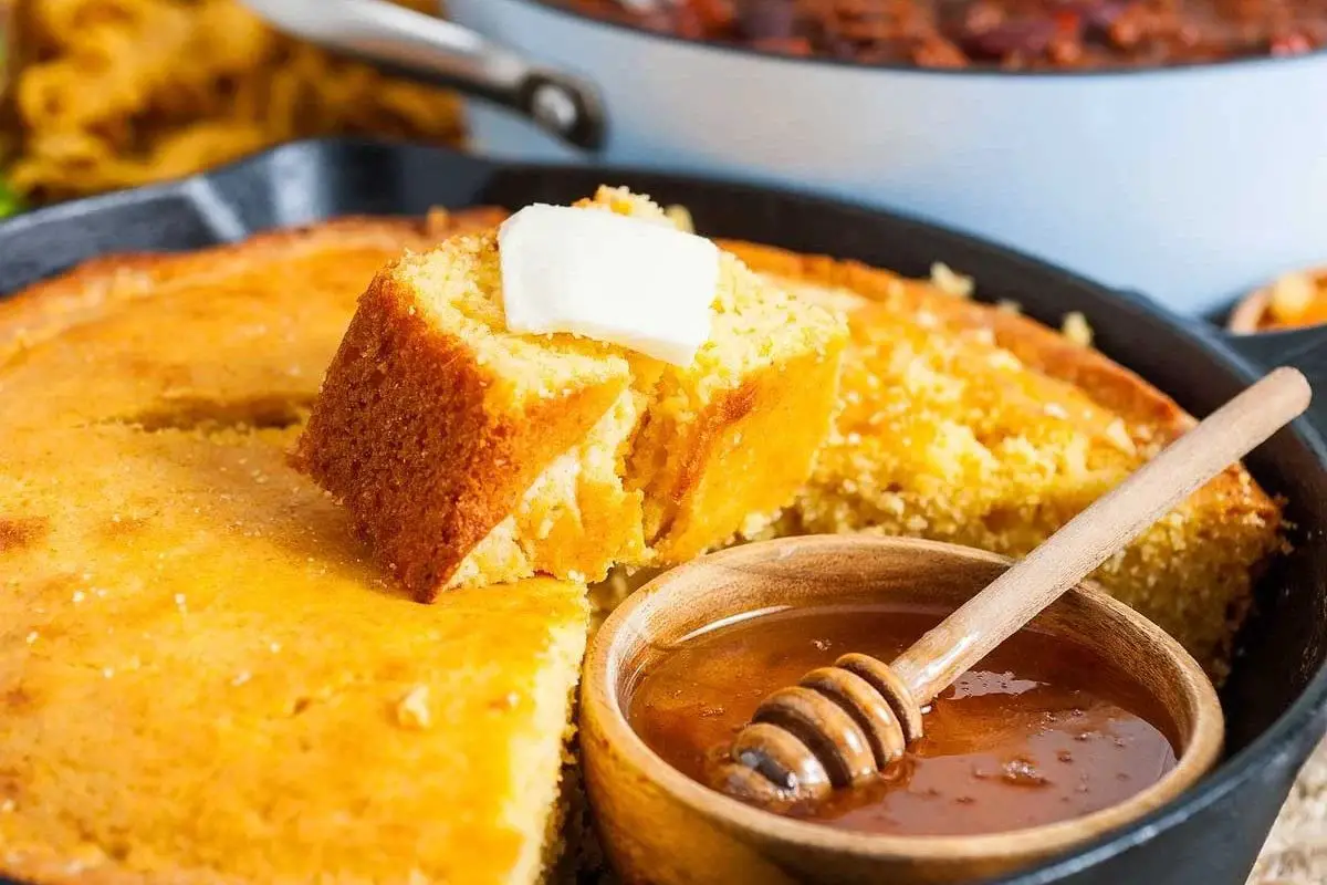 Sweet Skillet Cornbread Recipe