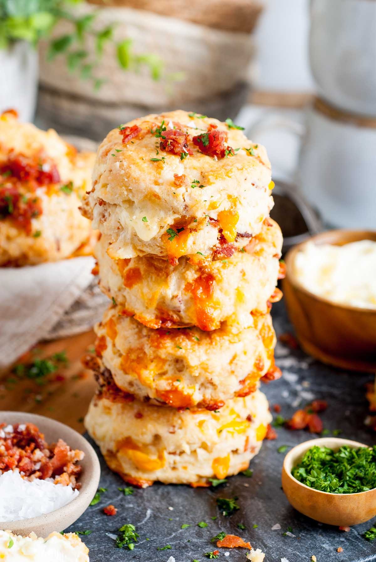 Cheddar Bacon Scones