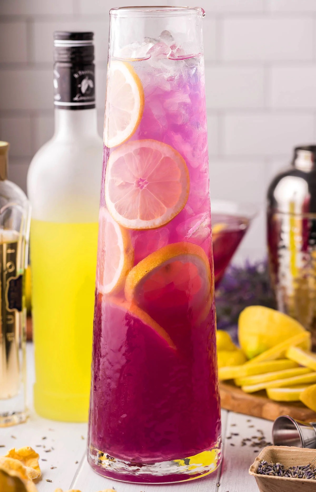 Lemon Lavender Vodka Cocktail