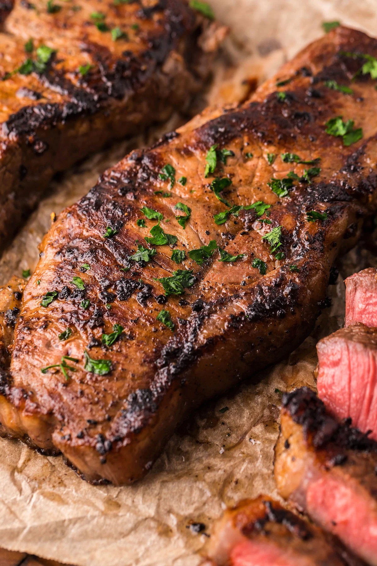 Reverse Sear New York Strip Steak