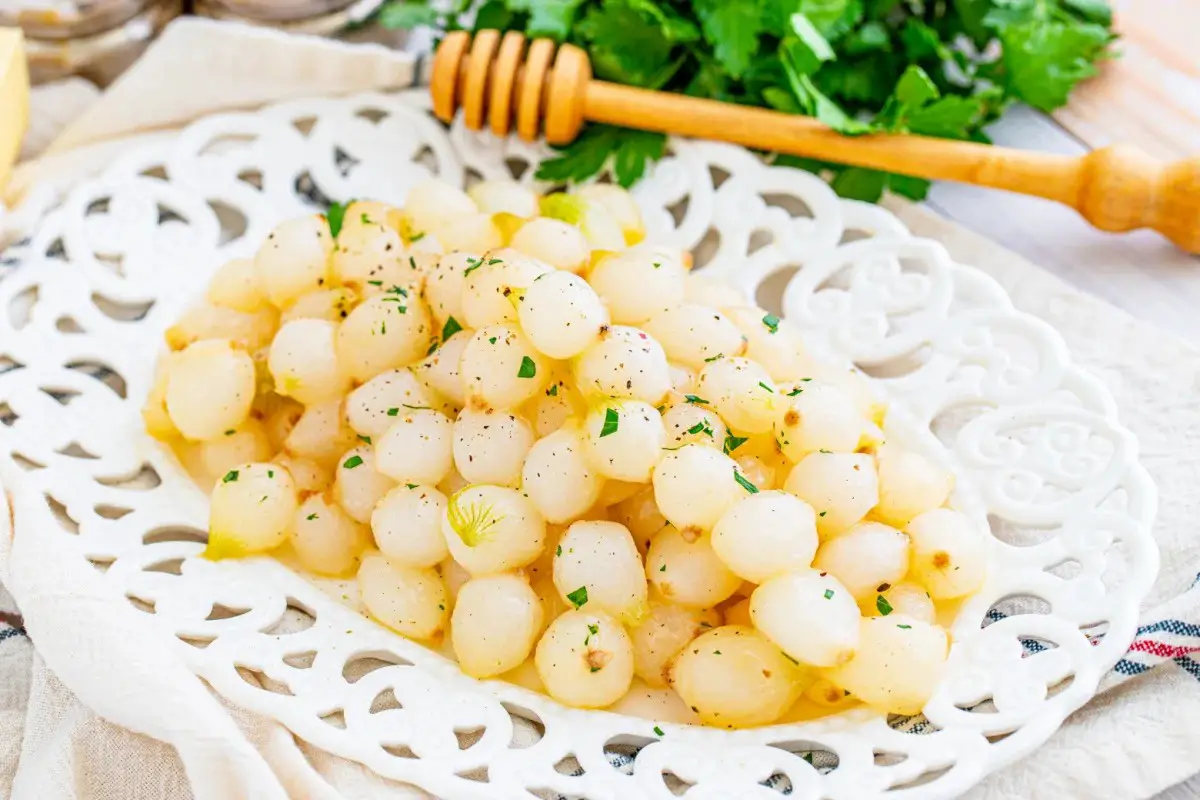 Grandma’s Honey Glazed Onions