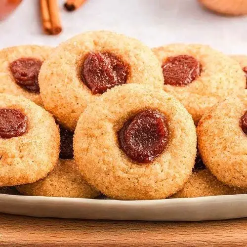 Gluten Free Apple Butter Thumbprint Cookie Recipe