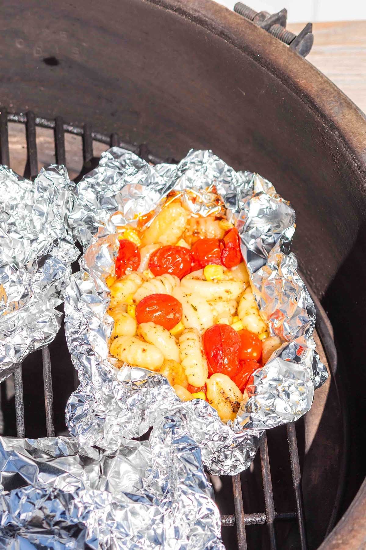 How to Make Campfire Gnocchi Foil Packets