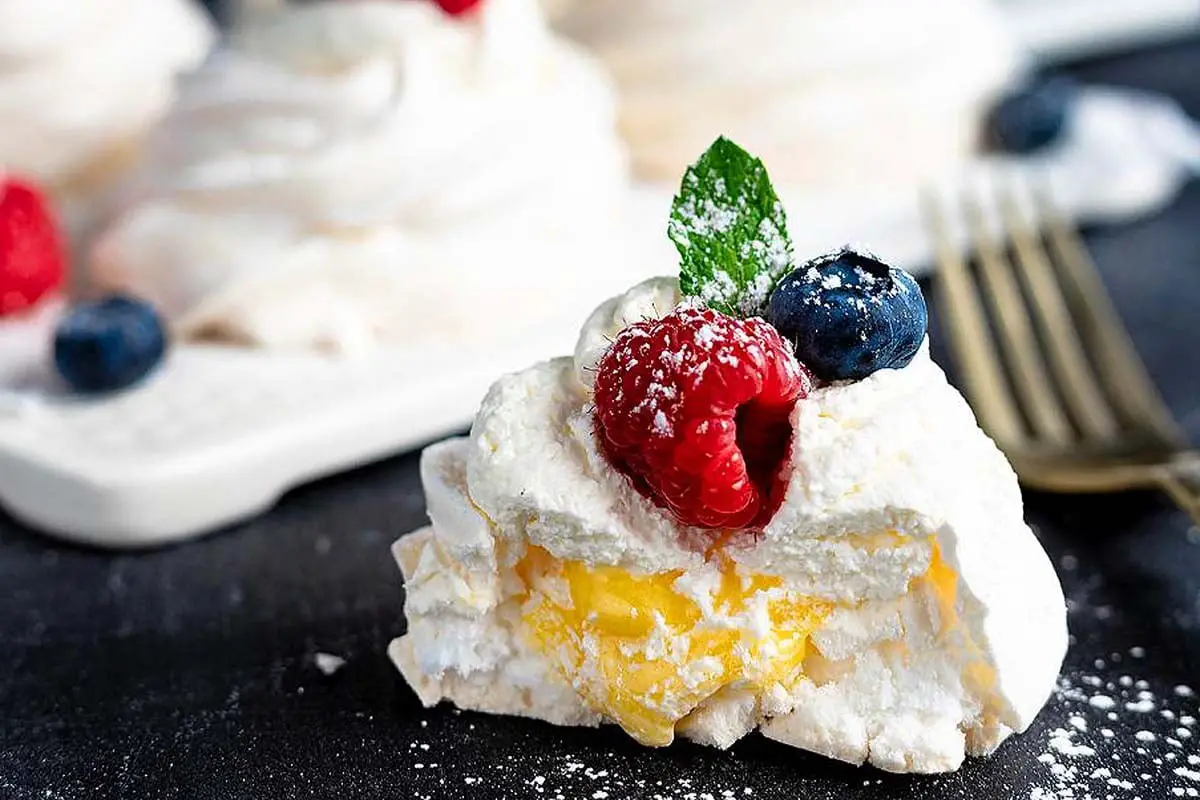 Berry Almond Pavlova