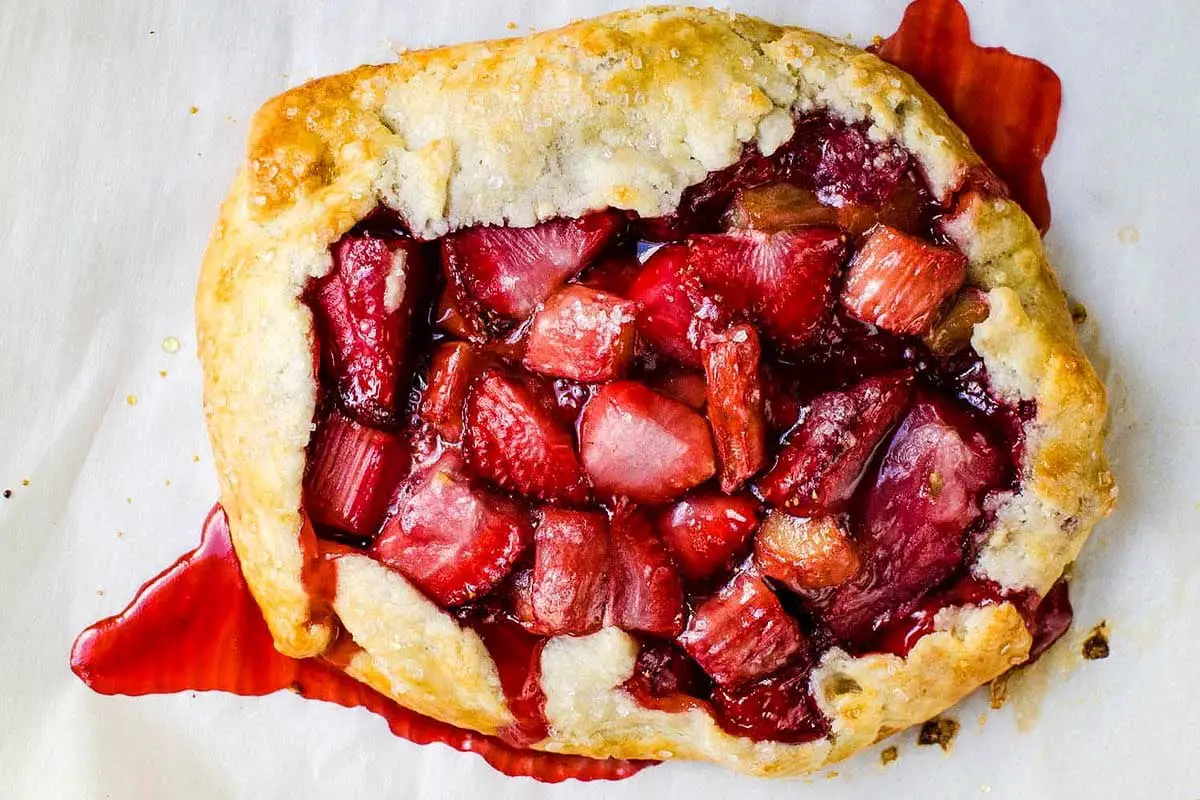 Strawberry Rhubarb Galette