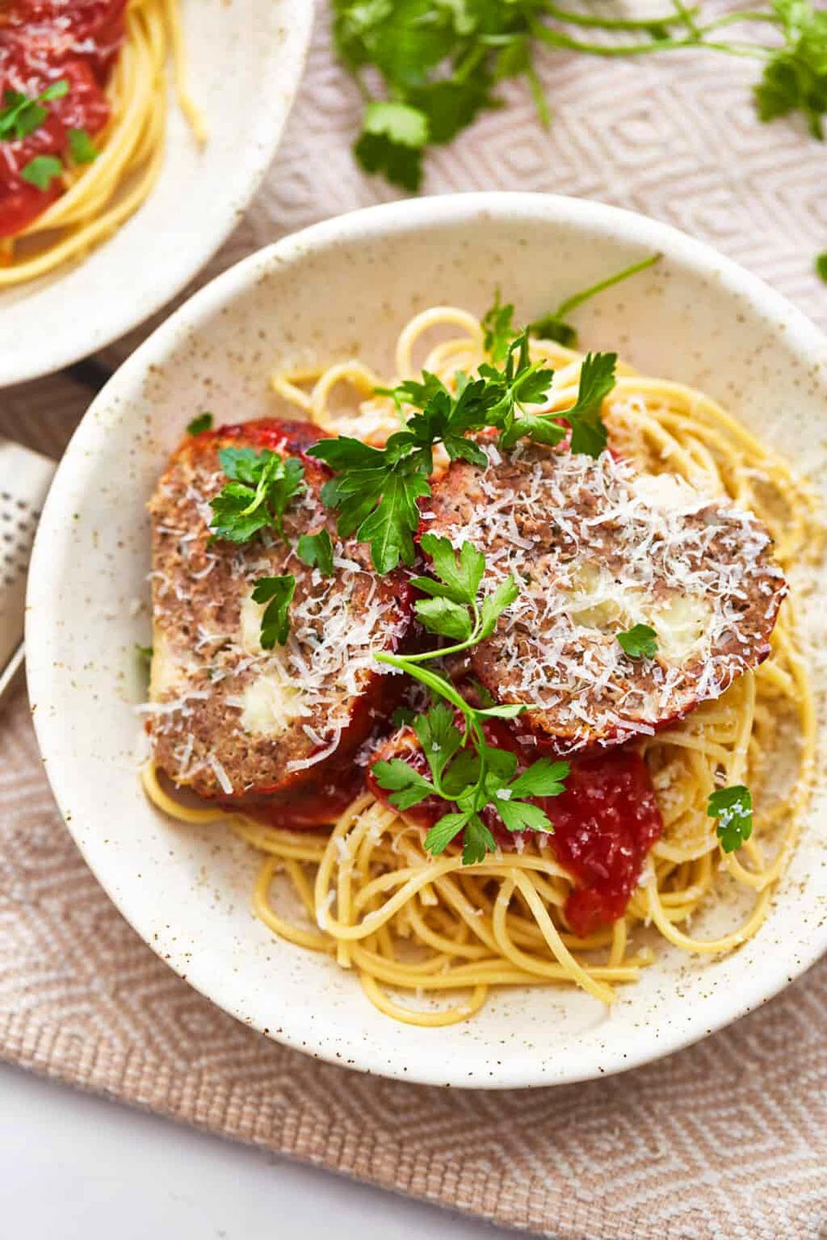 Mozzarella Stuffed Italian Meatloaf